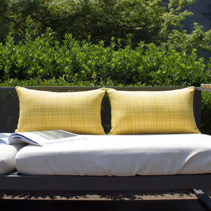 Premium Outdoor Waterproof Throw Pillow covers 2 sizes bright colors set of 2 covers