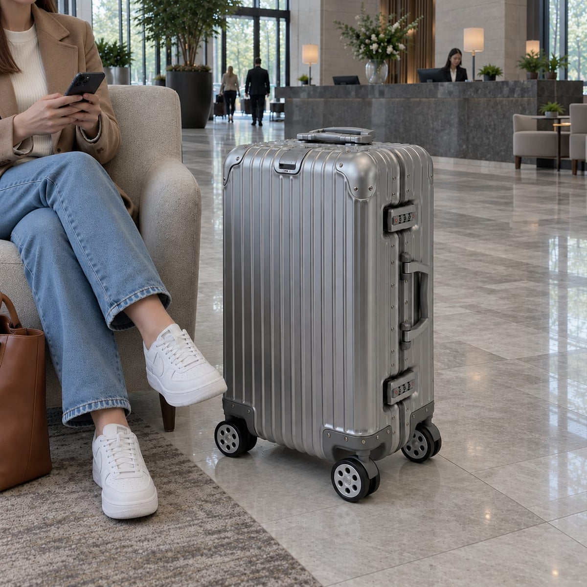 High Quality 100% alloy Spinner Suitcase – Cabin 21" & Check-In 29"