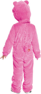 Disguise Cheer Bear Deluxe Plush Child Costume, Pink, Size S/P
