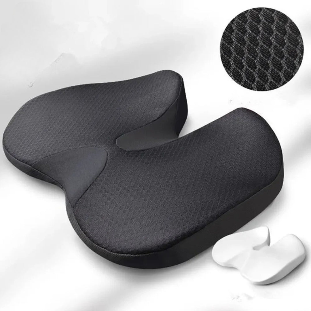 Ergonomic Memory Foam Seat Cushion for Office Chair & Car