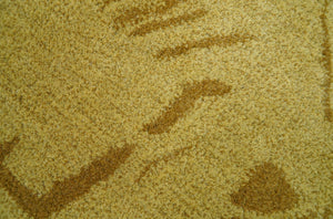 Hand Tufted 2x3 Animal Camel Wool Area Rug