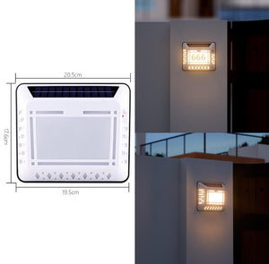 Solar LED Address Sign – Waterproof House Number Plaque, Customizable Numbers & Letters, Auto Dusk-to-Dawn Light, 8.1 x 6.9 Inches