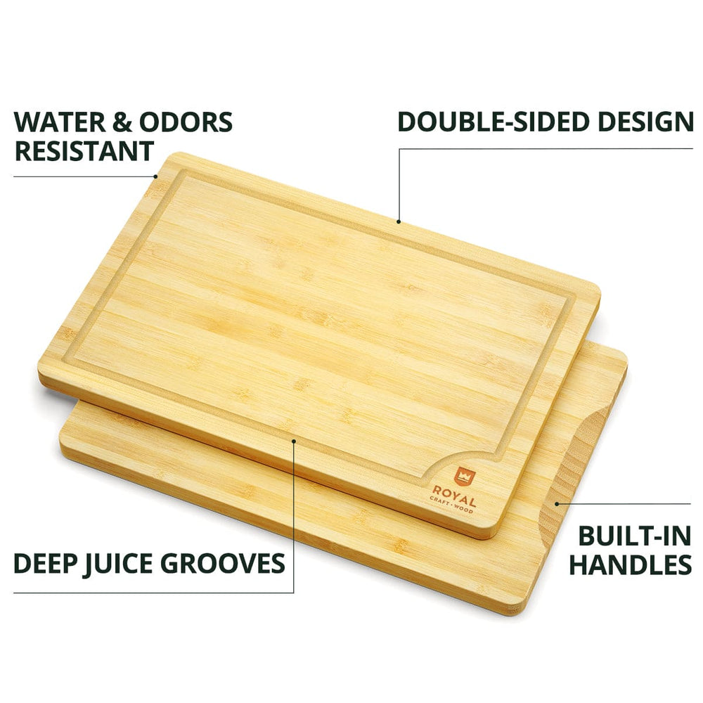 Cutting Board Set of 5, Bamboo