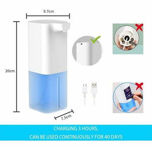 Touch-Free Rechargeable Liquid Soap & Hand Sanitizer Dispenser