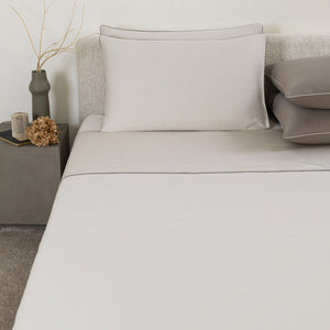 Frette Greenwich Luxury Cotton Sateen Sheet Set (Dune-Taupe)