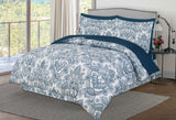 Dan River 8 Piece Reversible Bed in a bag comforter set.