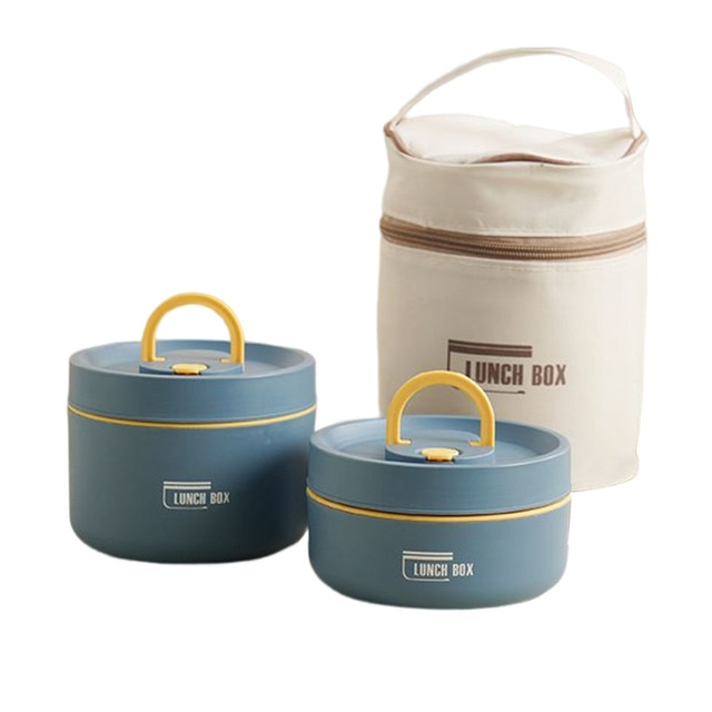 Insulated Stainless Steel Lunch Box Leakproof Thermal Food Container with Bag