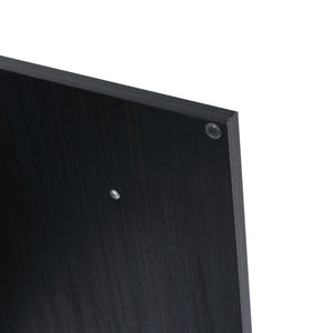 Modern Wall Mounted Bathroom Vanity With Resin Sink And Storage Rack