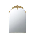 Arched Wall Mirror with Metal Frame