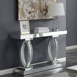 Drea - Entryway Sofa Console Table - Silver
