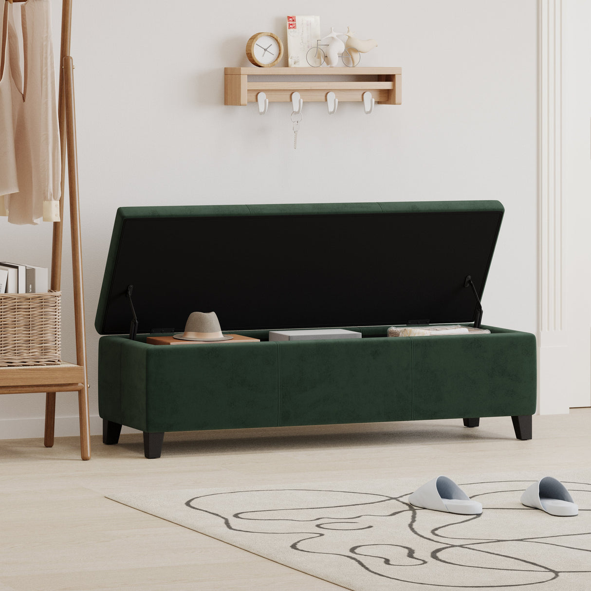 Indoor Forest Storage Bench
