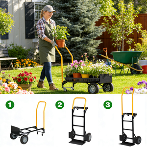 Heavy Duty Dual Purpose Hand Truck Dolly Cart