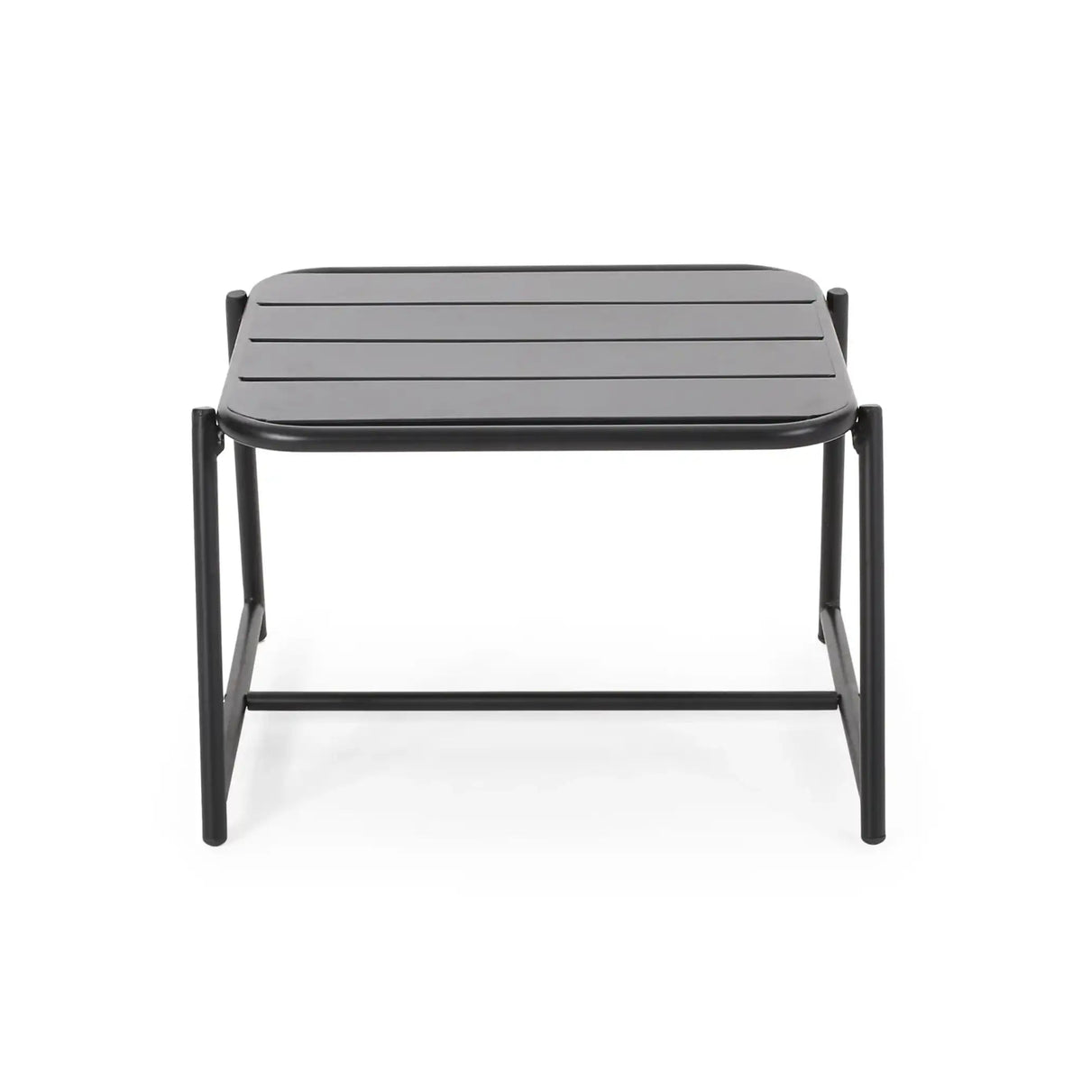 Conrad Side Table Outdoor | Modern Metal Frame Design – Tuesday Morning
