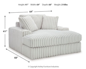 Stupendous - Oversized Chaise - Alloy
