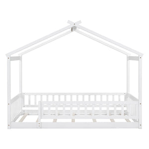 Bed House Bed Frame With Fence
