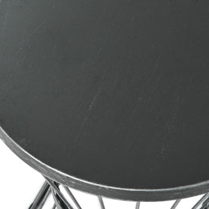 Lassen - Modern Outdoor Side Table With Hourglass Design