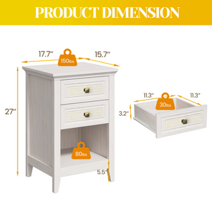 Grayish Nightstand
