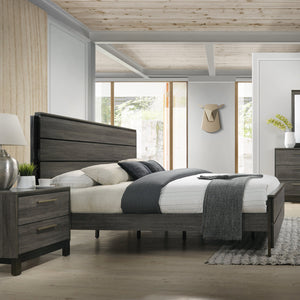 Ioana Contemporary Wood Panel Bed