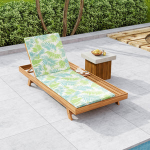 Lounge Chaise Set with Water-Resistant Cushions