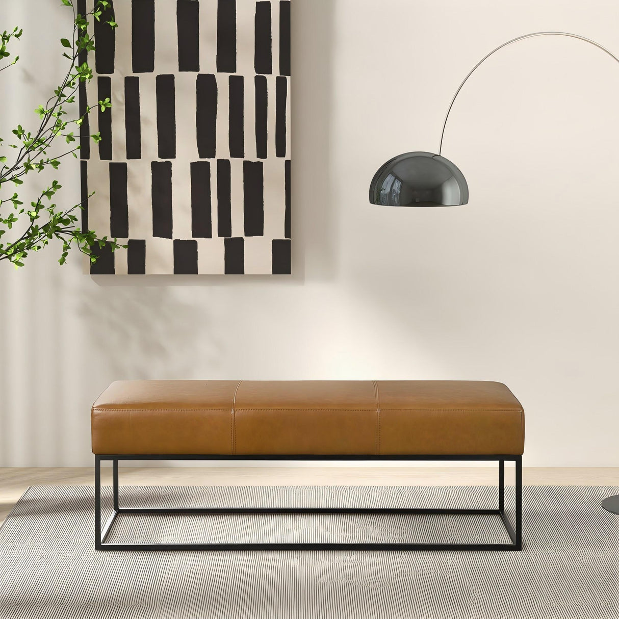 Odessa - Bench - Tan