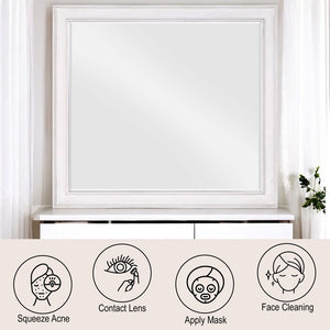 Katia - Mirror - Rustic Gray & Weathered White