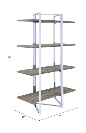 Libby Rectangular Etagere Bookshelf