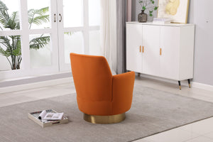 Teddy Swivel Barrel Chair, Swivel Accent Chairs Armchair For Living Room