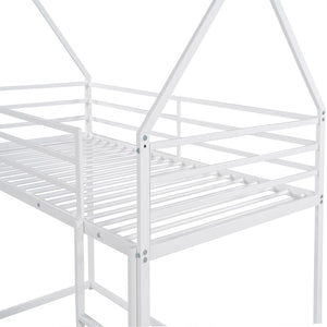 House Bunk Bed With Built In Ladder