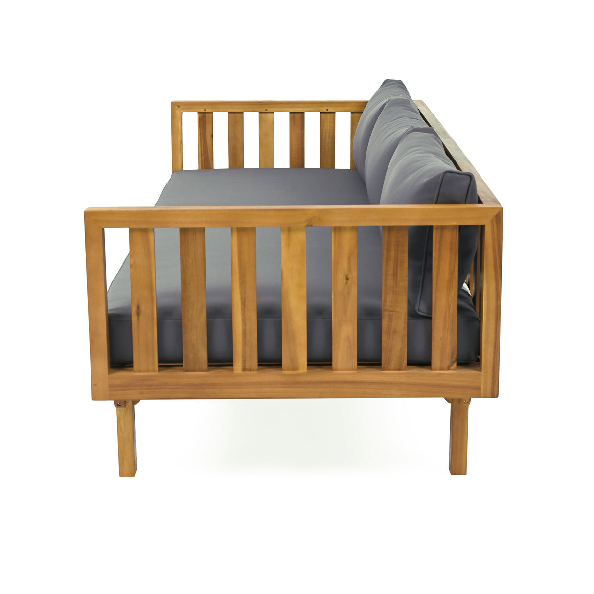 Claremont 3-seater day bed, grey