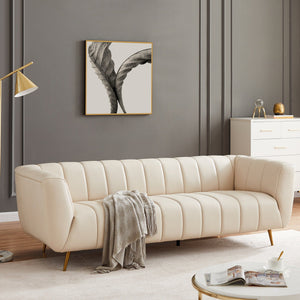Lamattina - Genuine Italian Channel Tufted Sofa