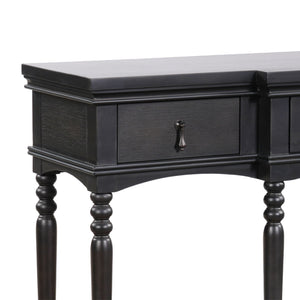 Retro Console Table With 3 Soft Close Drawers