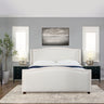 Carmen Upholstered Wingback Panel Bed Frame