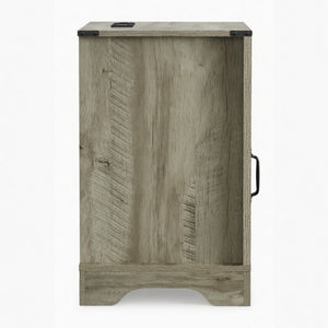 Farmhouse Nightstand, Charging Station & Storage