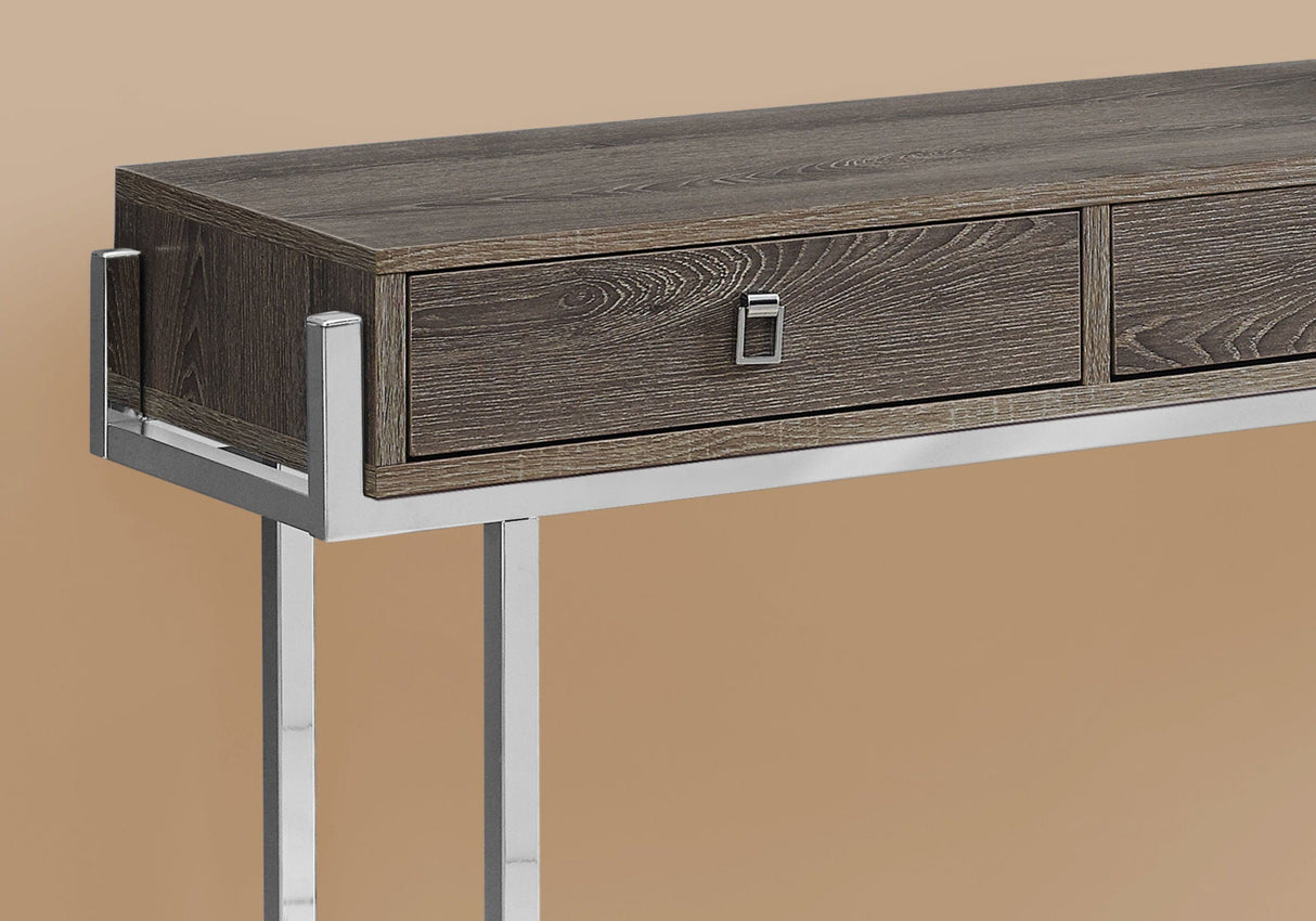 Accent Console Table For Entryway With Storage Drawers