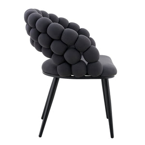 Puffy Bubble, Ball Chain Chairs For Dining Room (Set of 2)