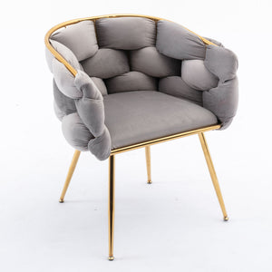Luxury Modern Simple Leisure Single Sofa Chair Bedroom Lazy Person Household Dresser Stool Manicure Table Back Chair