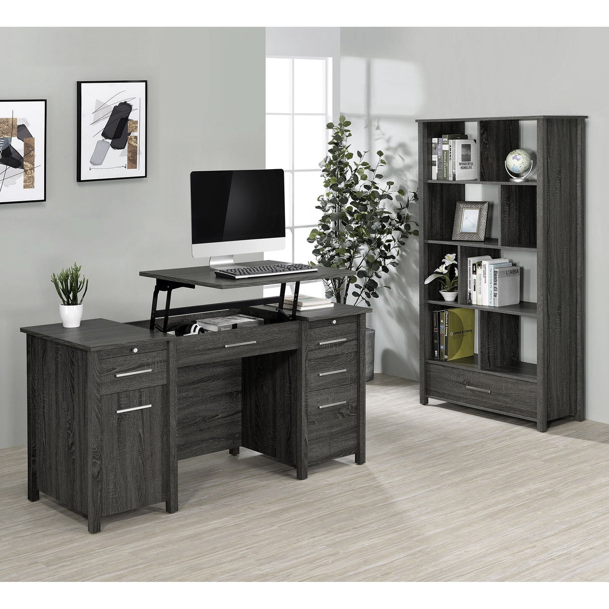 Dylan - 4 Shelf Storage Bookshelf
