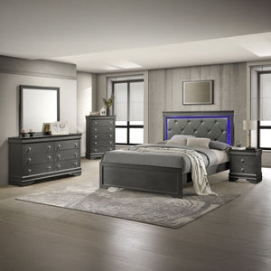 Blaze - Bedroom Set With LED Headboard