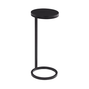 Yancey - Round Accent Table - Antique Bronze