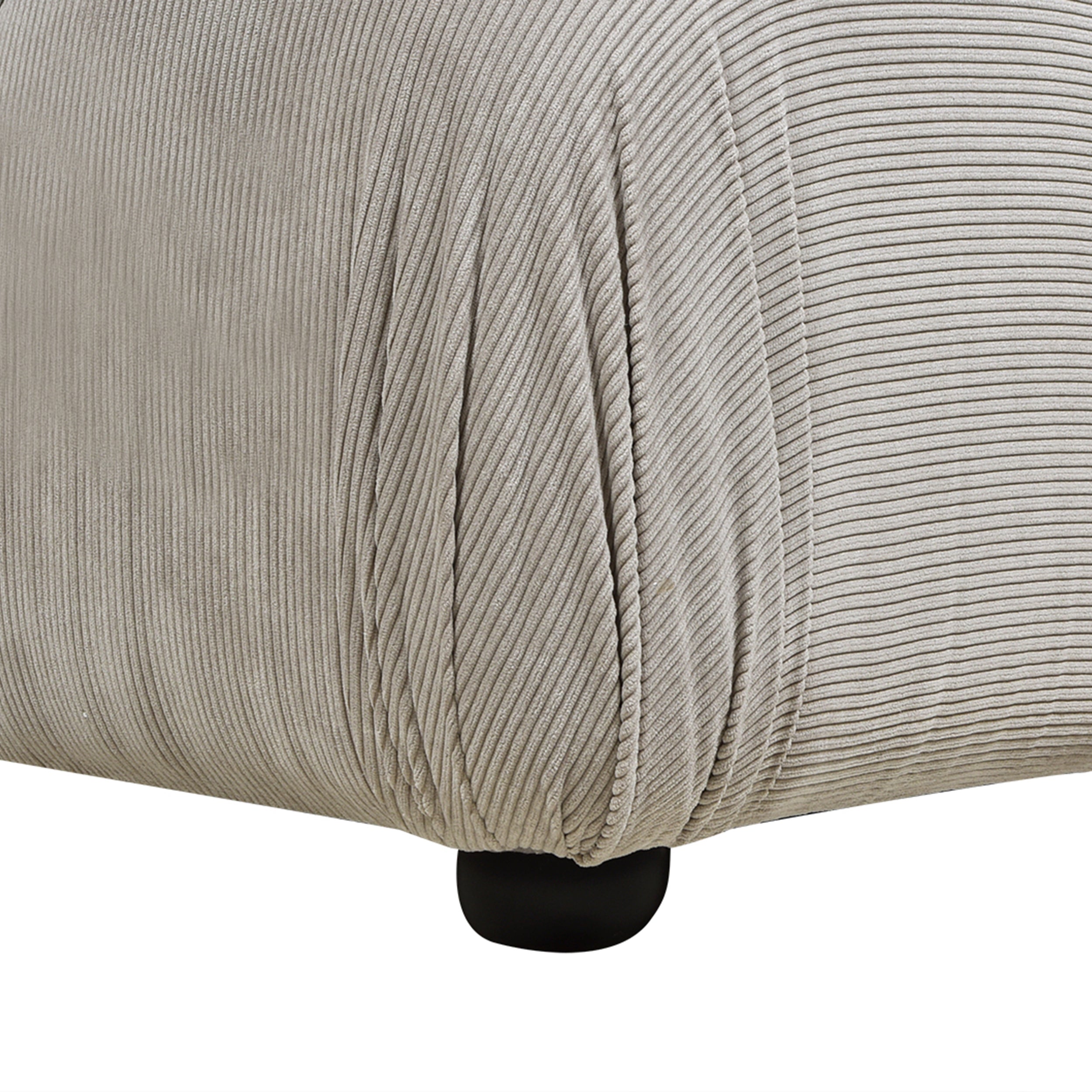 Marcel 36' Bubble Modular Modern Cocktail Ottoman, Pebble