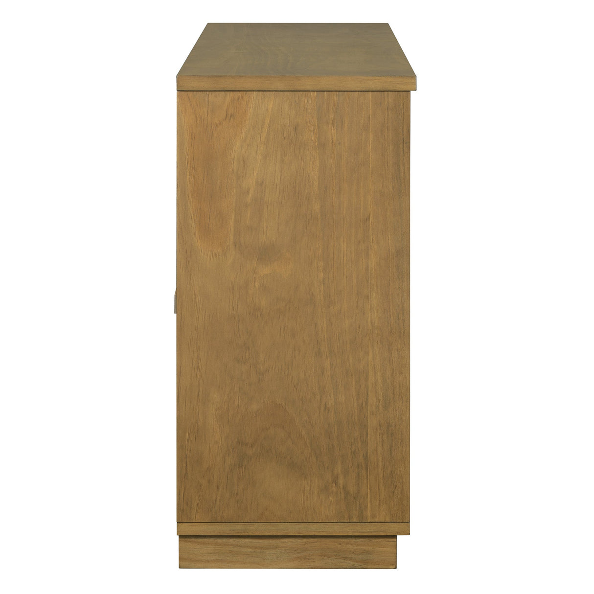 Arched Storage Cabinet with Glass Doors