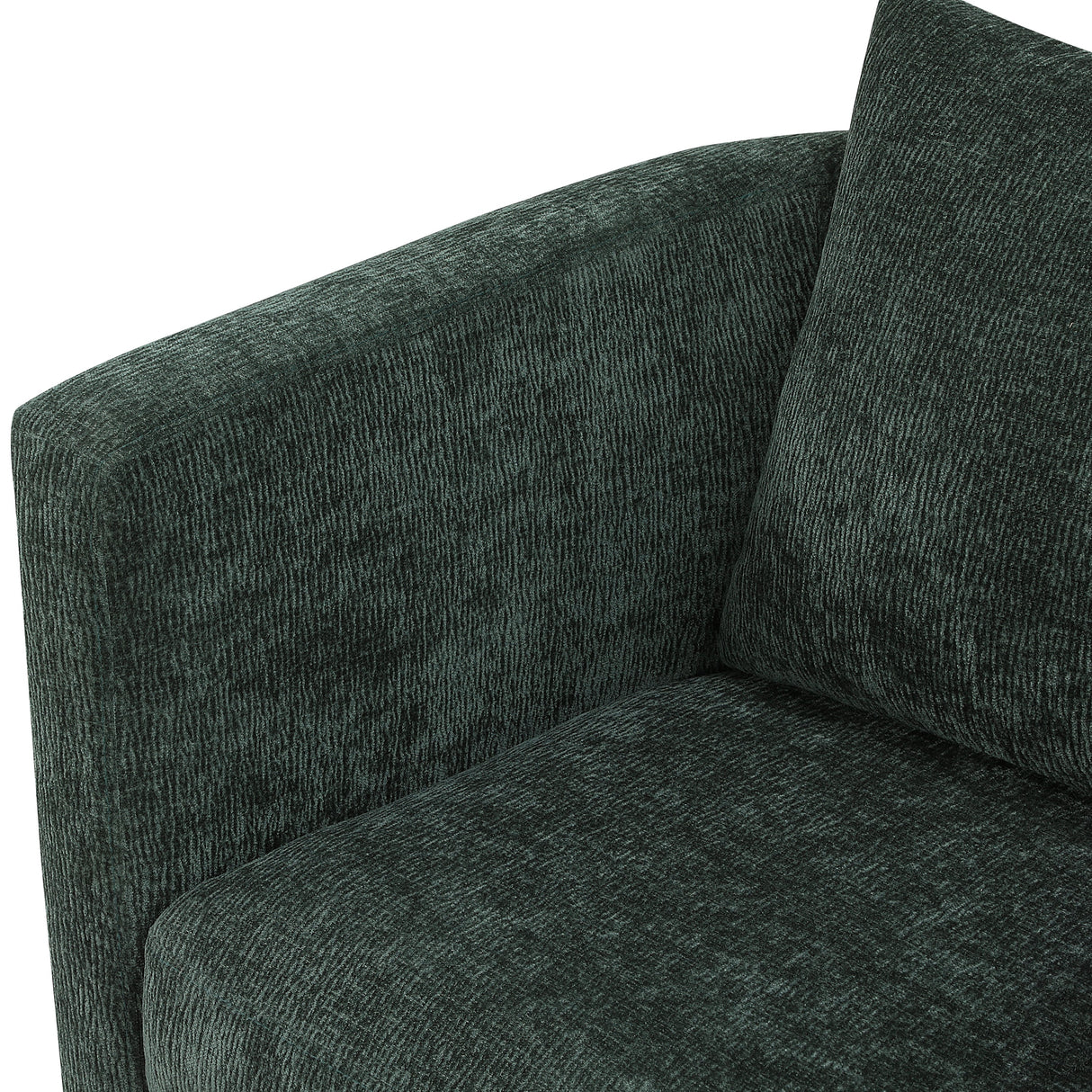 Sutton Light Grey Performance Fabric Swivel Barrel Chair