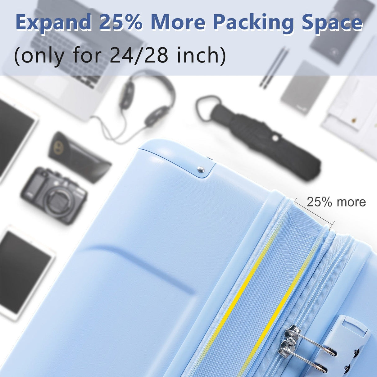 Lightweight Durable ABS Hardshell Suitcase