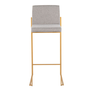Fuji - Contemporary Design High Back Barstool