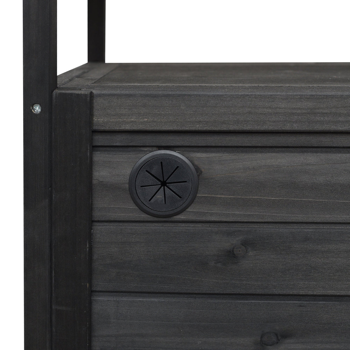 Foldable Outdoor Kitchen Island Patio Mobile Kitchen Cart