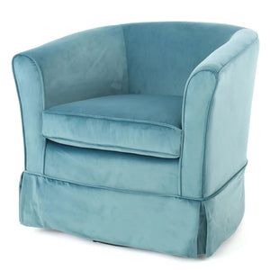 Zeniqua Upholstered Swivel Chair With Loose Cover