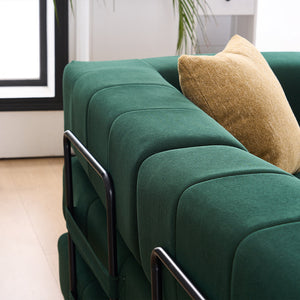 Folding Sofa Bed 78.5" Convertible Couch with 2 Pillows