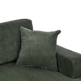 The Sara Modular Corduroy U-Shaped Sectional Sofa