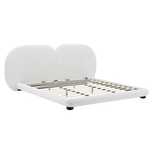 Extra Thick Upholstered Platform Bed Frame
