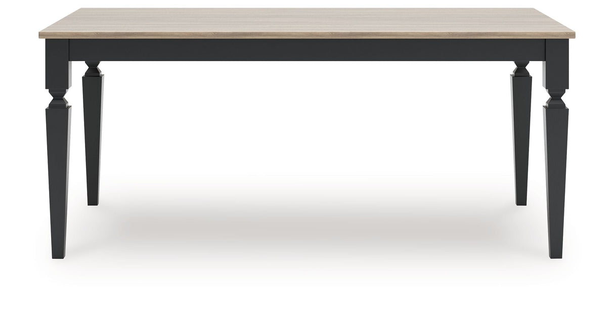 Brenkerton - Rectangular Dining Room Table - Grayish Brown / Black